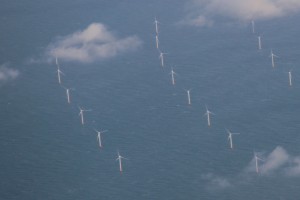 Windmolenpark op zee